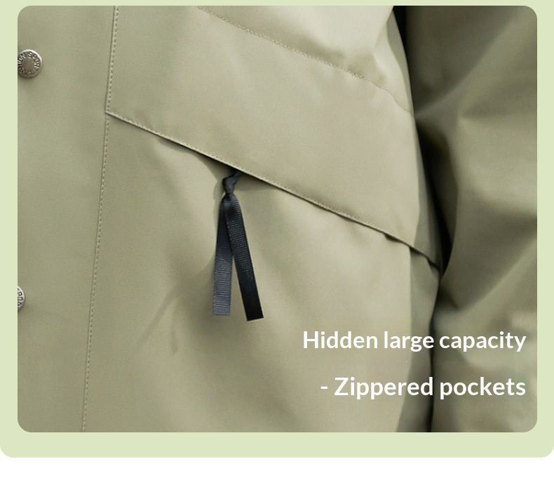 Veste 3 en 1 printemps-automne 001 pour homme et femme, imperméable, avec doublure polaire amovible, idéale pour l'alpinisme._voghion.com