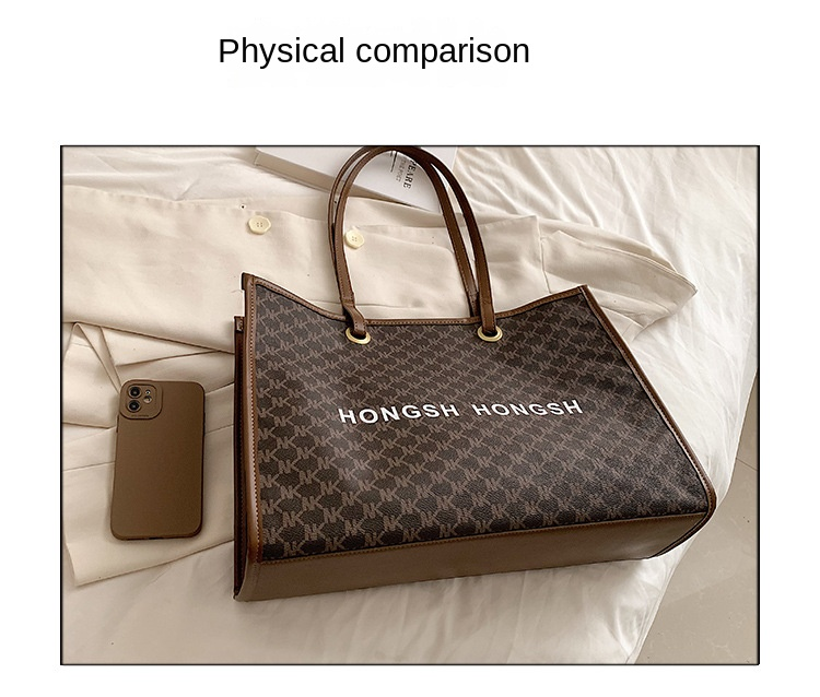 Borsa a tracolla all-in-one retrò da pendolare di moda da donna di nuova moda di grande capacità 2023. Borsa tote per classe universitaria_voghion.com