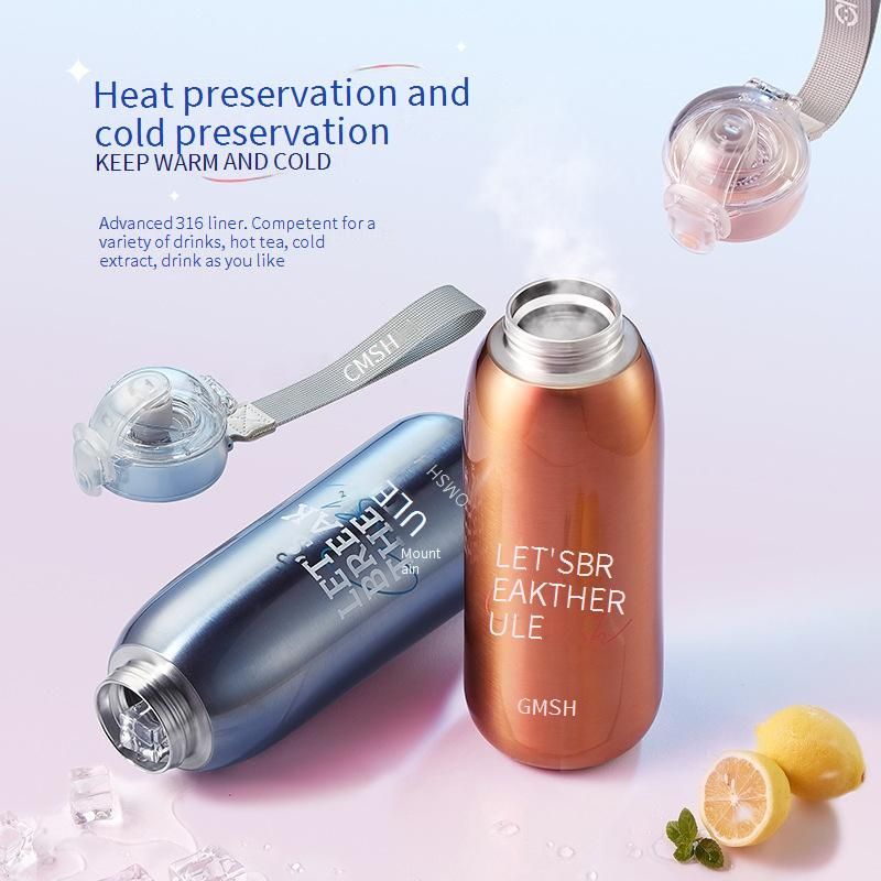Hervidor termo grande de acero inoxidable 316 de Home Garden Strawberry Life, de gran capacidad y alto valor_voghion.com