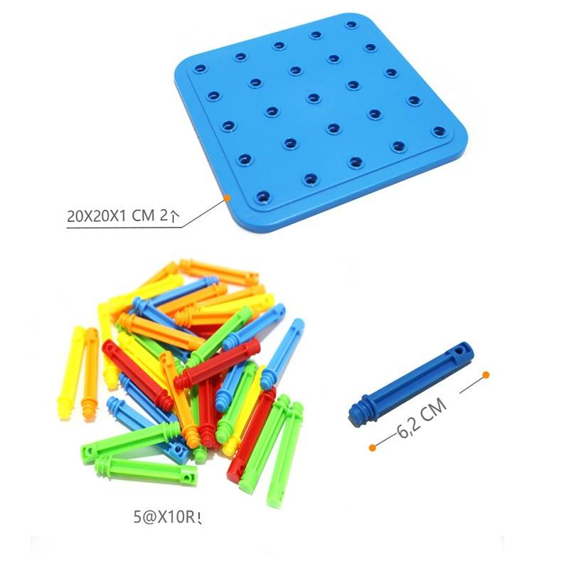 Morsomme tauspill Barn tidlig utdanning Opplysningsbord Foreldre-barn Interaksjon Montessori-puslespill Logikk Geometri-spill_voghion.com