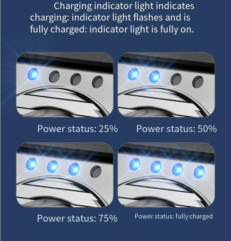 Reflektor indukcyjny LED o długiej żywotności, mocne światło, ładowanie przez USB, mini czerwone światło, montowane na głowie, do jazdy na zewnątrz, światło robocze_voghion.com