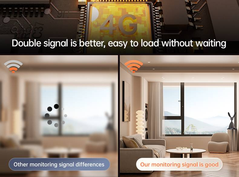 Two-way Visual Video Camera With Voice Call, One-touch Call, Home Night Vision WiFi Surveillance Camera_voghion.com