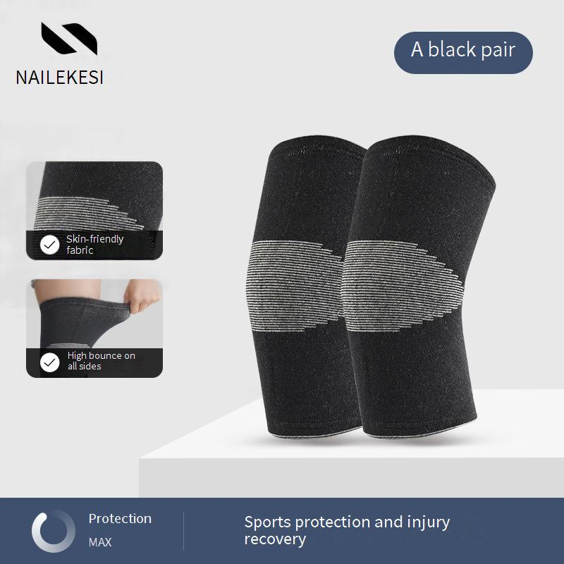 Professionele kniebrace voor dames en heren - Ademende en warme kniebeschermers voor hardlopen, fietsen, wandelen en sporten - Hoge elasticiteit en veerkracht_voghion.com