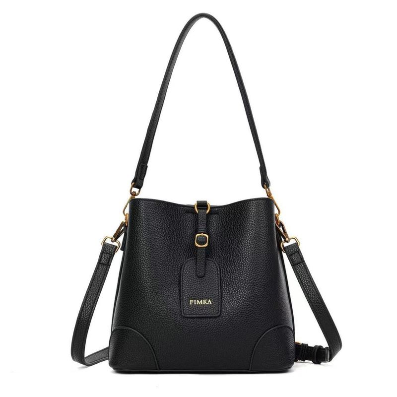 FIMKA'S 2025 New Soft Leather Wedding Mom Bag Stylish Bohemian Bucket Shoulder Bag For Women_voghion.com