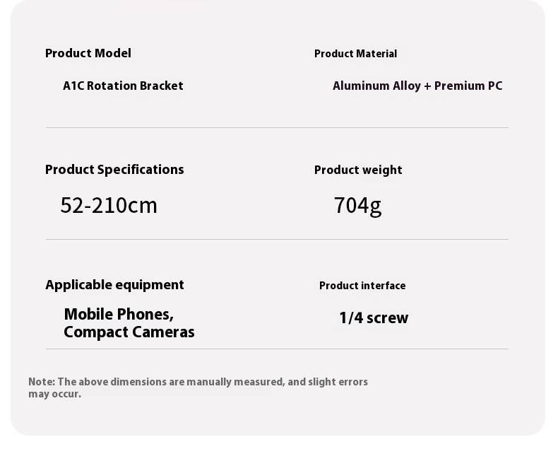 4-osiowy, stabilizowany statyw do selfie z pilotem Bluetooth – wysuwany uchwyt na telefon ze stopu aluminium o długości 1,8 m/2,1 m do vlogowania, podróży i zdjęć grupowych_voghion.com