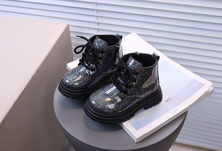 Children' Martin 2024 Autumn/Winter New Boy' Baby Shoe with Leather Surface Short and Front Strap Girl' Fahion_voghion.com