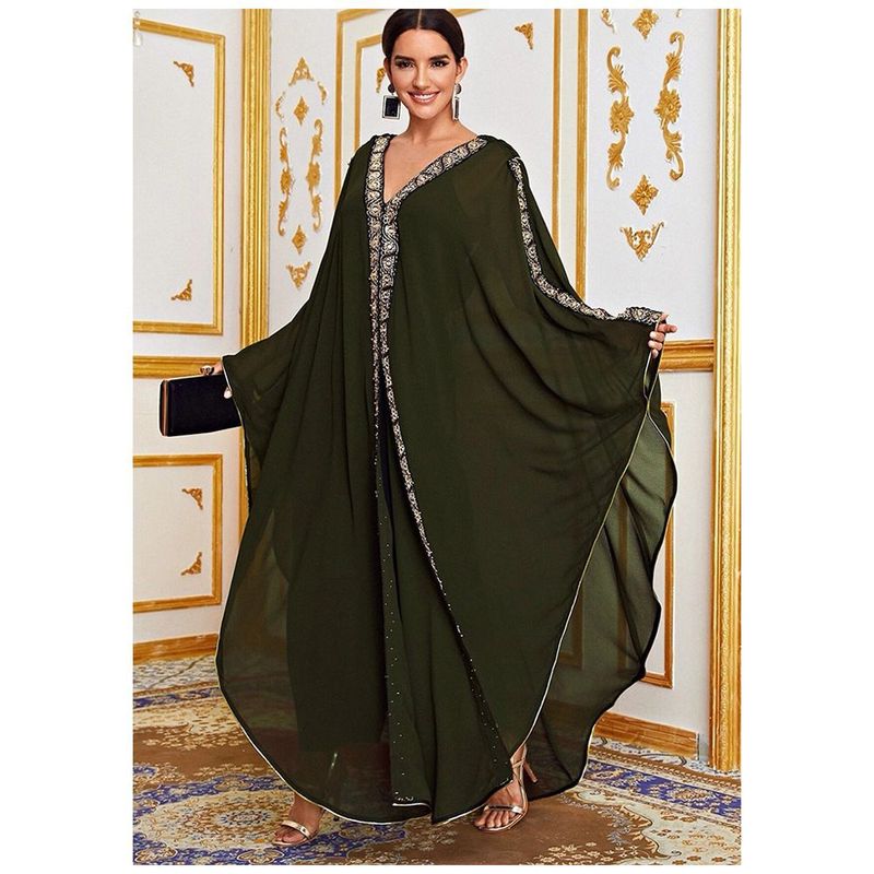 Women's Clothing Dress Small Fragrance Fashion French Romantic Classical Ethnic Style Loose Shawl For Girls_voghion.com