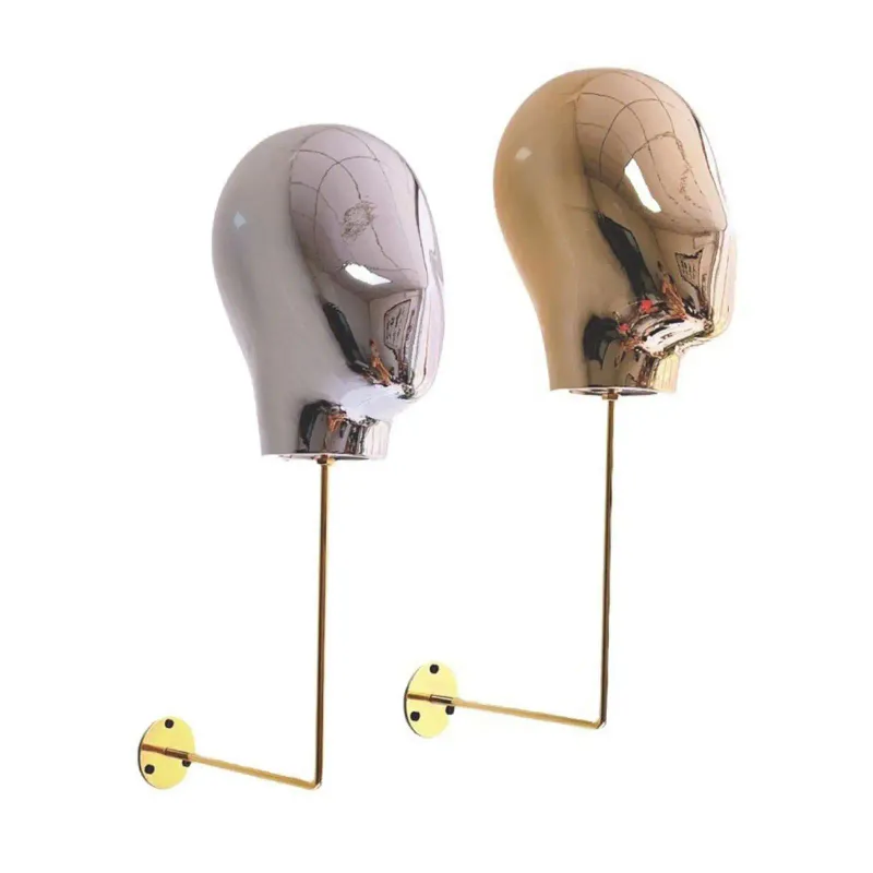 Cabeza de maniquí colgante para pared, soporte para pelucas, soporte para sombreros, gorras, postizos, gafas, diadema_voghion.com