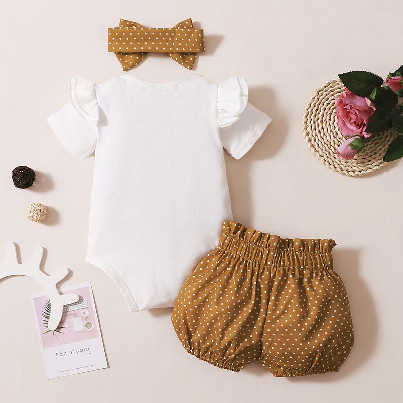 Kinderkleidung Heißer Verkauf Baby Mädchen Baumwolle Kurzarm Engen Strampler Und Floral Shorts Set_voghion.com