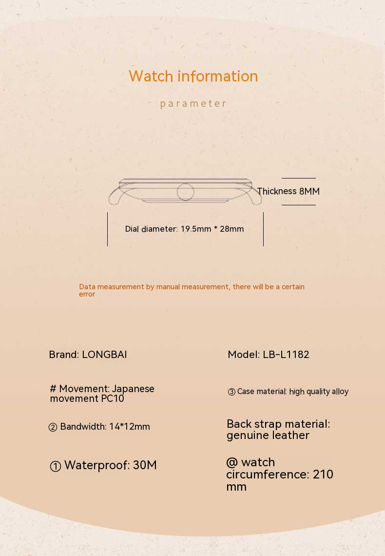 Nuovi orologi per ragazze, di nicchia, di fascia alta, semplici, lussuosi, impermeabili, cinturino in vera pelle, orologio quadrato, piccolo_voghion.com