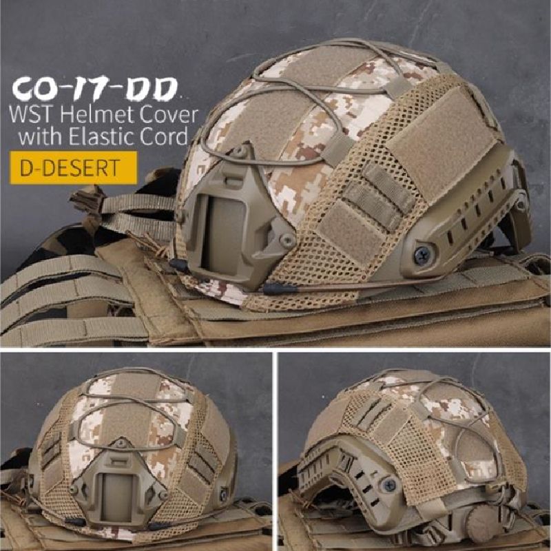 Copertura per casco da combattimento mimetica per fucile ad aria compressa, caccia militare da combattimento CS FAST PJ/BJ/MH, accessori per casco ad alto taglio, espansione_voghion.com