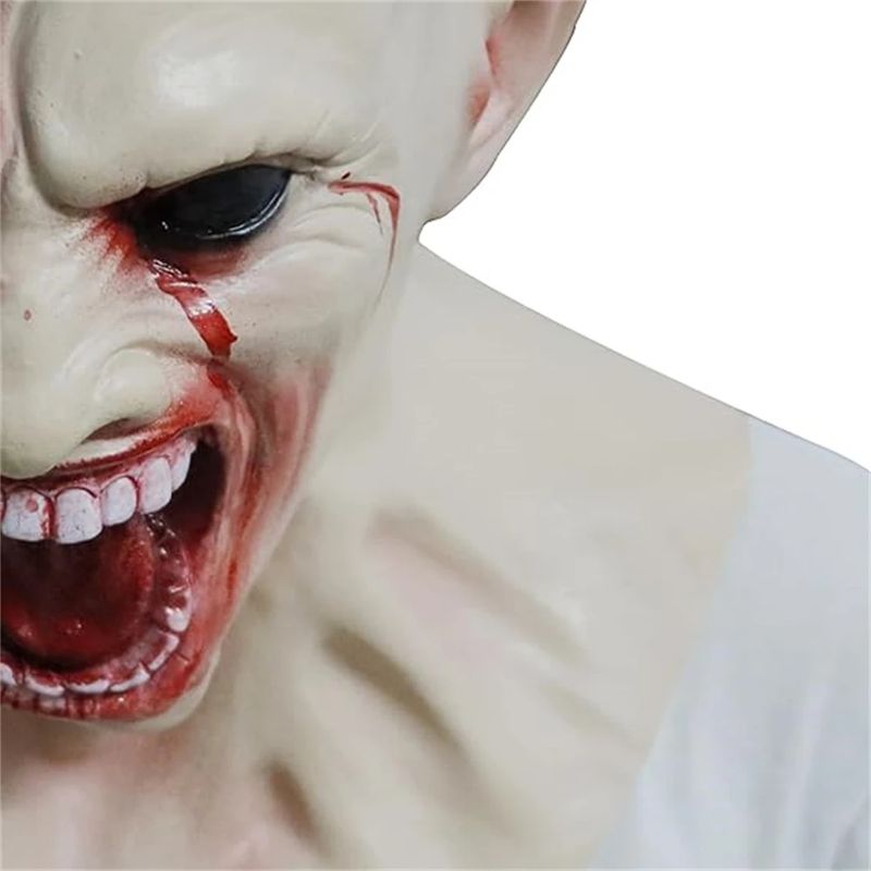Zombie Mask Creepy Halloween Props Scary Realistic Face Mask Adult Party Cosplay Costume Props Horror Infected Zombie Masks_voghion.com