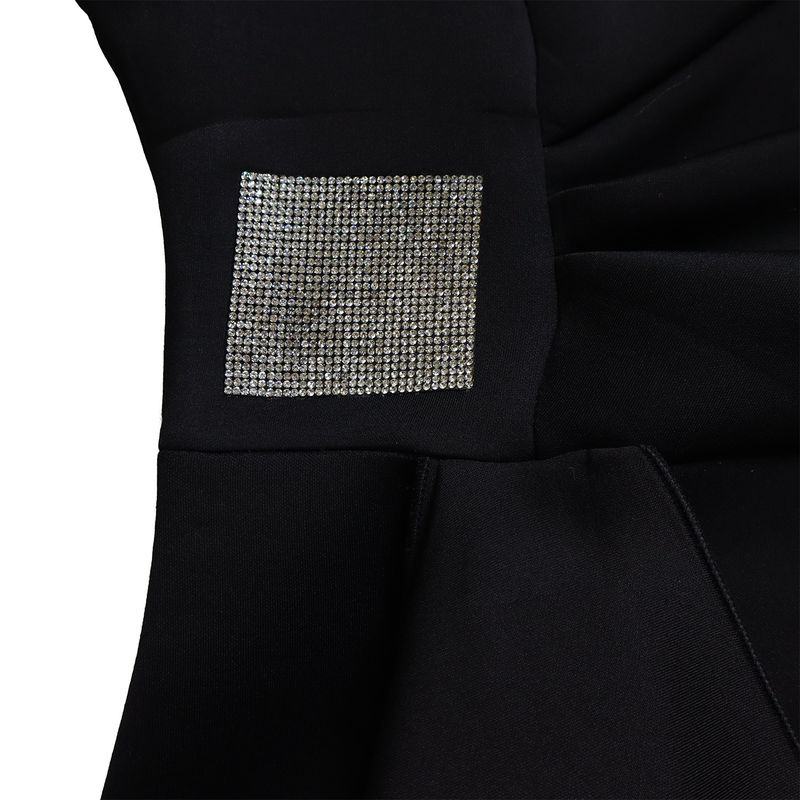 Women's Clothing fashion temperament elegant ruffled solid color hip wrapped _voghion.com