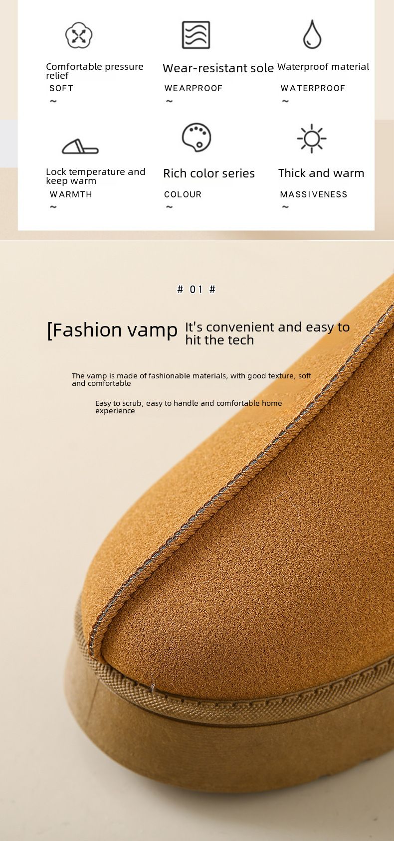 Außenhandel faul slip-on schnee stiefel für frauen winter Neue Mode geschlossene zehe hausschuhe plattform warme baumwolle-gepolsterte schuhe für frauen_voghion.com