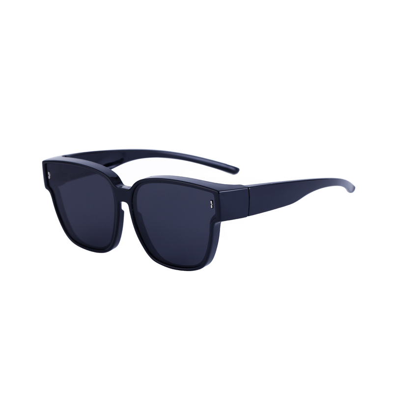 Lunettes de myopie à monture carrée à la mode polarisées ensemble deux-en-un TR lunettes de soleil polarisées pour hommes tendance pour femmes vente en gros transfrontalière_voghion.com