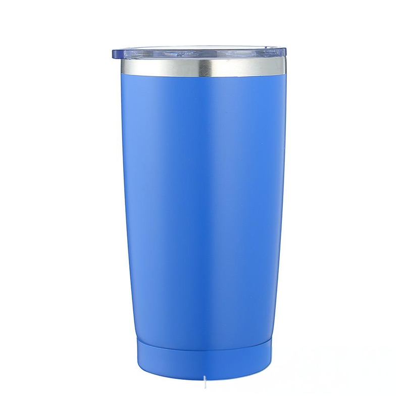 Home Garden Stainless Steel Double Layer Vacuum Sprayed Car Ice Cola Cup For_voghion.com