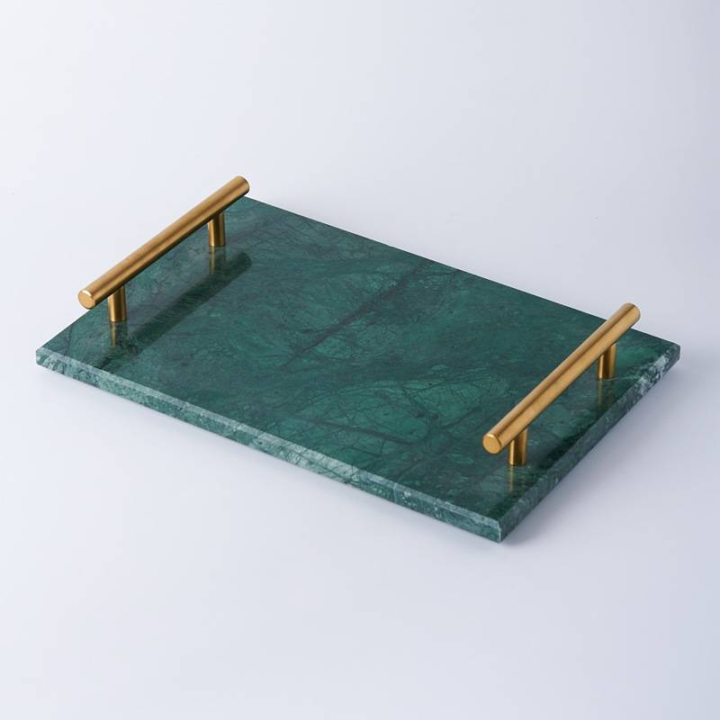 Tavă scandinavă din marmură, farfurie decorativă minimalistă pentru bijuterii, articole esențiale pentru baie, farfurie rotundă din piatră cu vene naturale_voghion.com