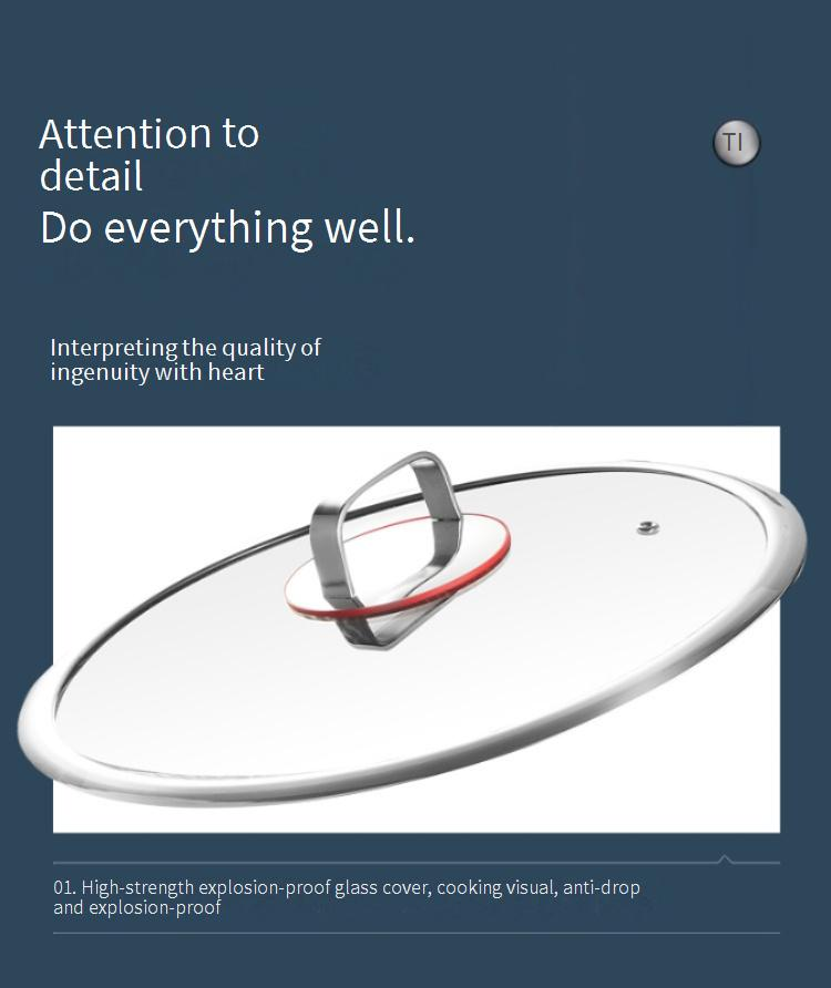 Pure Titanium Non-Stick Frying Pan - Healthy Cookware With No Chemical Coating (Premium Titanium Alloy Flat Bottom Wok)_voghion.com