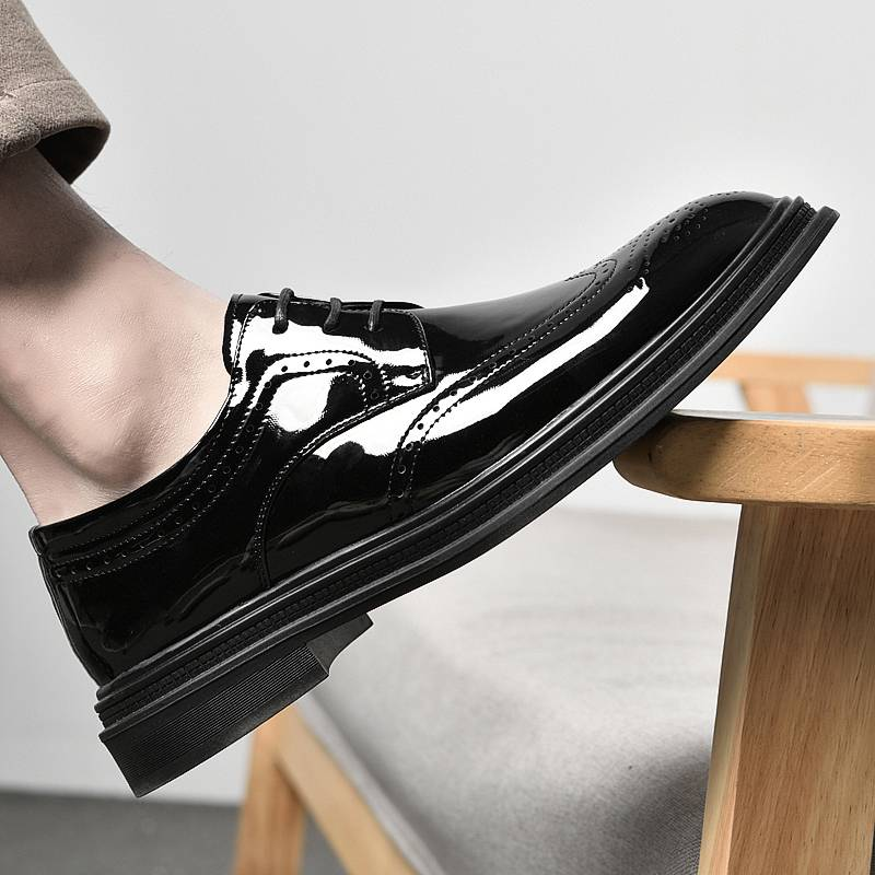Men Shoes Mens Business Dress Retro Gentleman Formal Carved Brogue Formal Shoes Men High Quality Casual Shoes_voghion.com