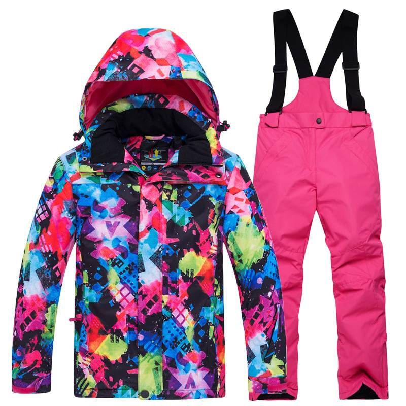 NOKO-New Children's Ski Suits, Boys' And Girls' Two-piece Outdoor Thickened Warm Ski Suits._voghion.com