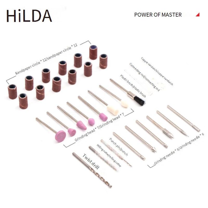 HiLDA 3.6V Cordless Nail Drill & Engraving Pen With Type-C Charging, 5000-15000 RPM, 3.2mm Chuck, 900mAh Battery_voghion.com