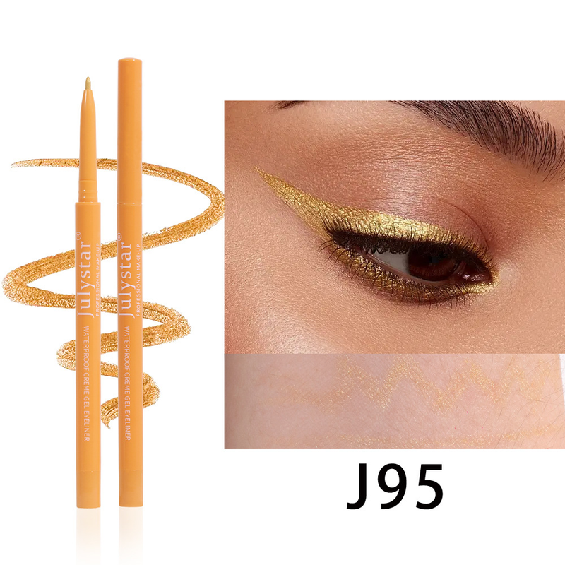 Julystar fluorescent color waterproof eyeliner gel_voghion.com