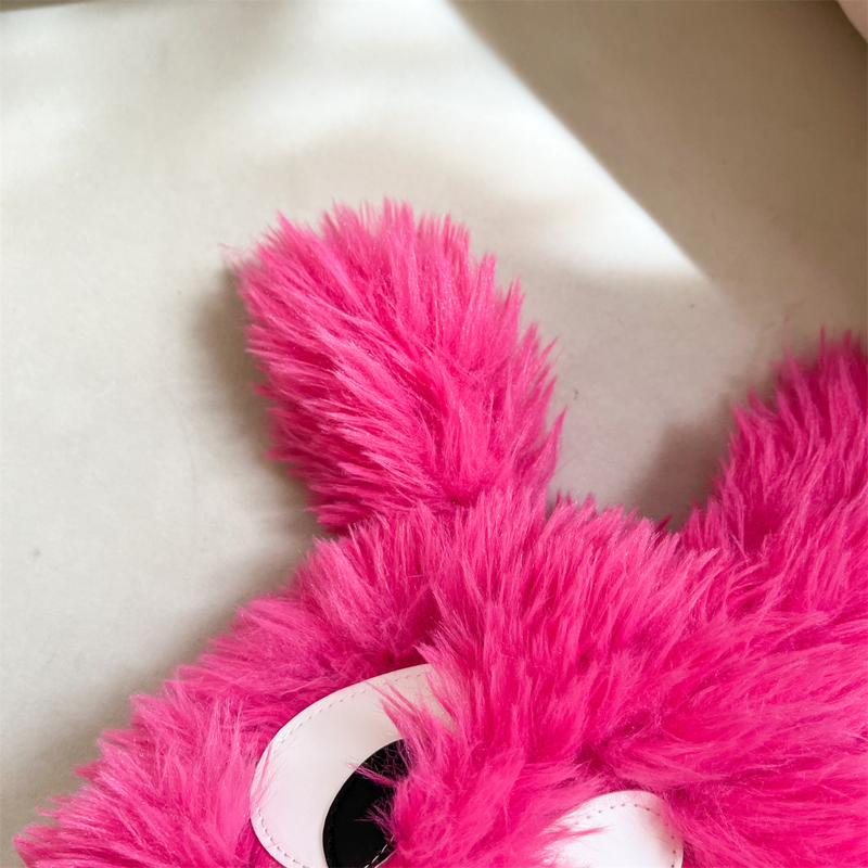 Laste karvane sügis-talvine naljakas multifilm kutsika pullovermüts silmade ja pikkade kõrvadega armas beebiplüüsmütsi trendikas_voghion.com