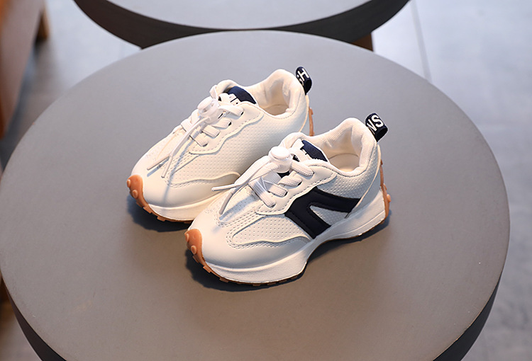 Autumn Children's Breathable Little White Boys' Soft Sole Anti slip Sports Girls' Fashion Single Shoes Baby_voghion.com