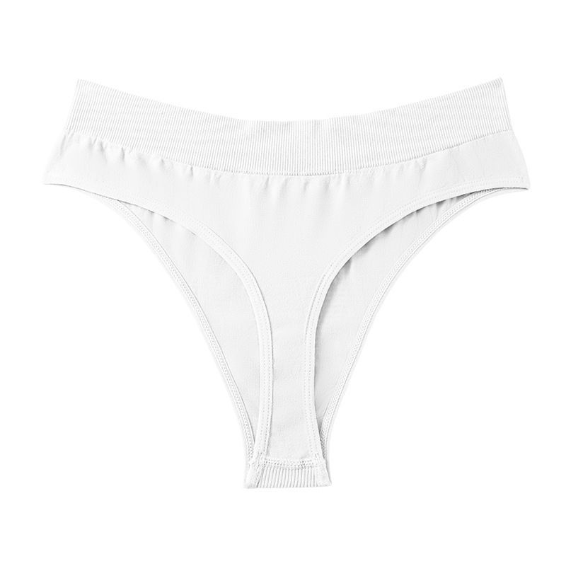 2025d Women's Plus Size Seamless Sports Fitness Wide Low Waist Invisible Solid Color Briefs_voghion.com