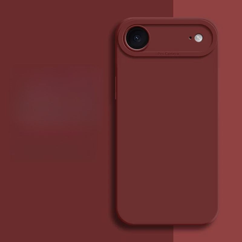Custodia in silicone per Apple Air 17 Custodia per iPhone 17 Custodia morbida con bordo dritto Custodia protettiva anti-caduta alla moda completa._voghion.com
