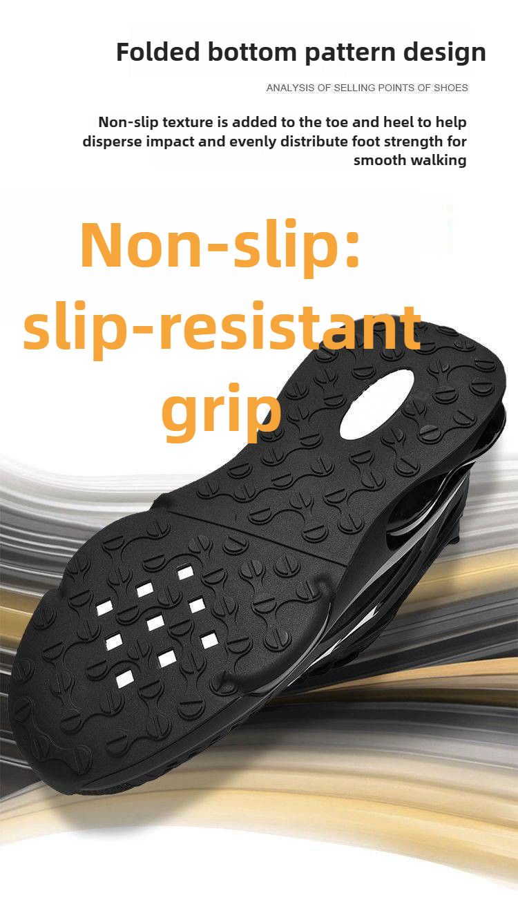 Schwarze Herren-Sneaker mit dicker, gepolsterter Sohle, stoßdämpfend, atmungsaktiv, geruchshemmend, rutschfest, weiche Sohle – ideal als Freizeit- oder Laufschuh._voghion.com