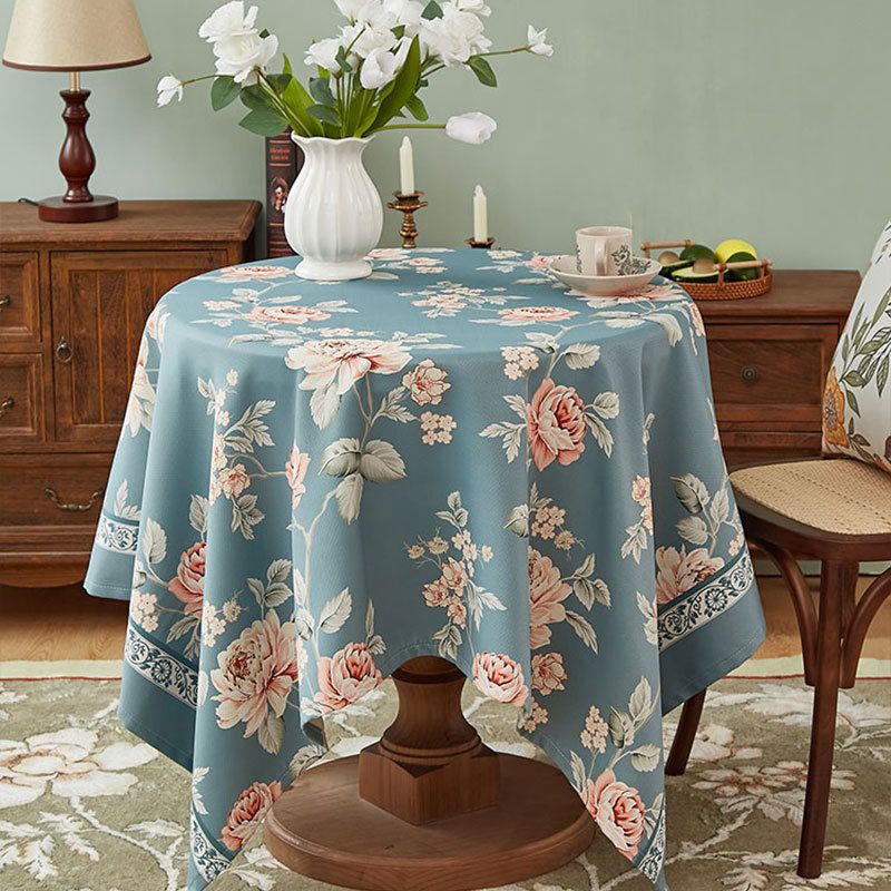 Nappe à imprimé abstrait – Tissu polyester de qualité supérieure – Housse de table rectangulaire imperméable et résistante à la chaleur pour tables à manger et tables basses_voghion.com