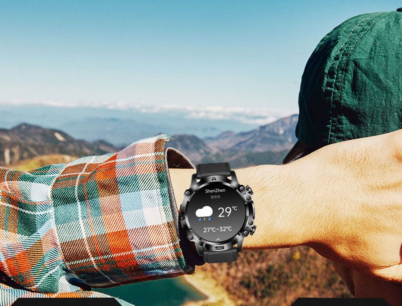Smart Watches Dedicated ET482 Smart Watch Outdoor Sports AMOLDE HD ECG Bluetooth Call Non Invasive Blood Sugar_voghion.com