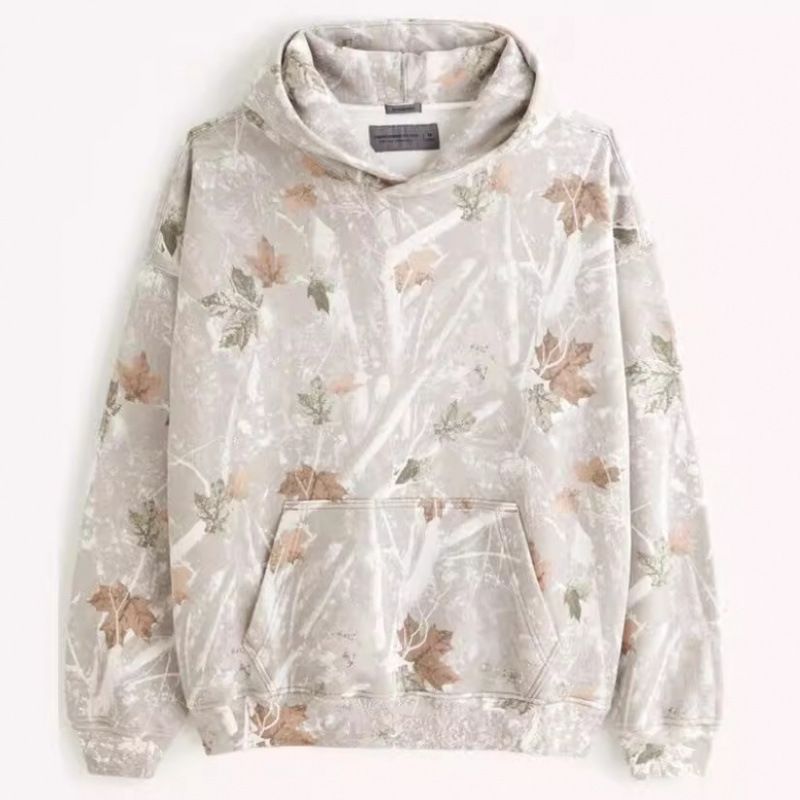 Nuova felpa con cappuccio a maniche lunghe con stampa floreale 3D, alla moda e casual, tinta unita_voghion.com
