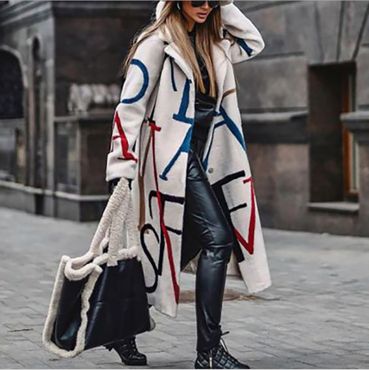 2025 Herfst Winter Nieuwe Losse Trenchcoat met Omslagkraag voor Dames in Grote Maten_voghion.com