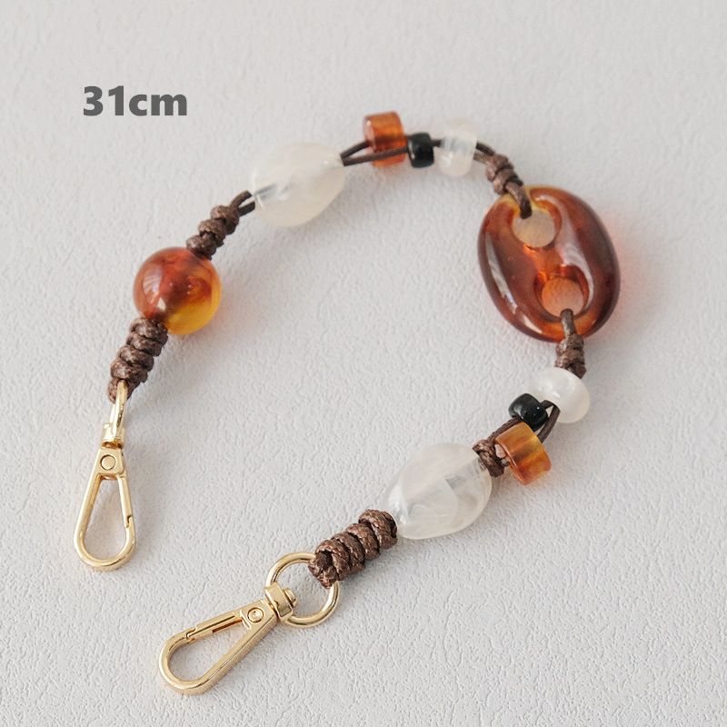 Accessori per borse alla moda con perline in acrilico, tracolla, tracolla per ascella, tracolla per telefono_voghion.com
