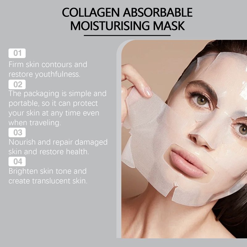 Collagen Moisturizing Mask Series, Facial Skin Hydrating Skin Care Moisturizing Nourishing Patch Mask_voghion.com