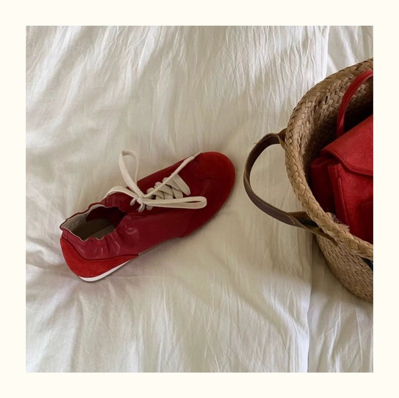 bequeme Leder handgefertigte flache Schnürschuhe deutsches Training multifunktionale elastische Freizeitschuhe modisch vielseitig_voghion.com