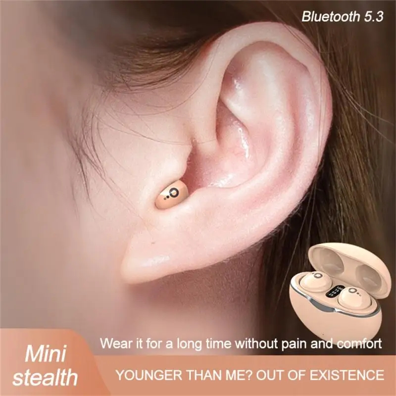 Mini In-ear Sleep Headphones, New Wireless Invisible Bean-shaped Sports Headphones_voghion.com