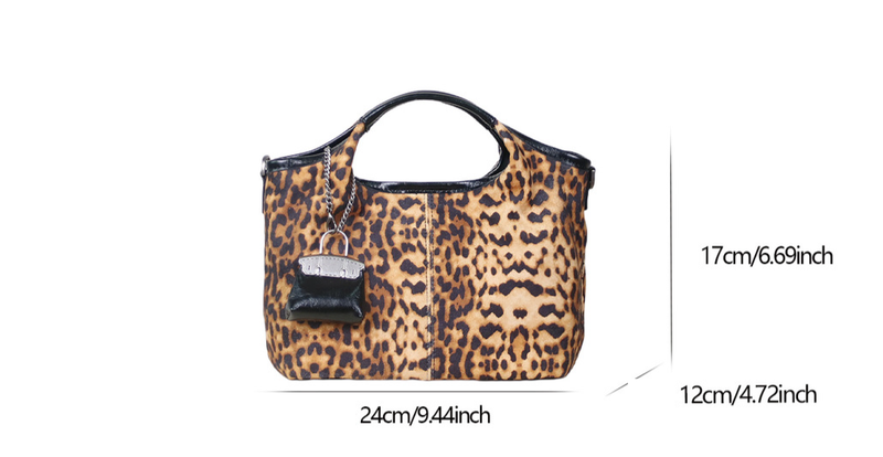 Borsa a secchiello da donna, stile hottie, con stampa leopardata vintage, borsa a secchiello in flanella scamosciata, borsa a tracolla per la mamma_voghion.com
