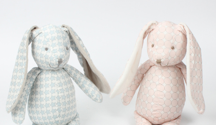 Stuffed Plush Animals Doll Soft Life Pink Calico Bunny Plush Toy Cute Comfort Doll Girlfriend Birthday Gift_voghion.com