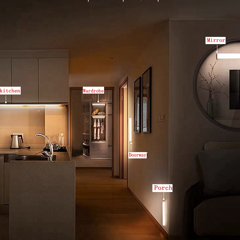 Motion Sensor Light Wireless LED Night Lights Bedroom Decor Light Detector Wall Decorative Lamp Staircase Closet Room Aisle Ligh_voghion.com