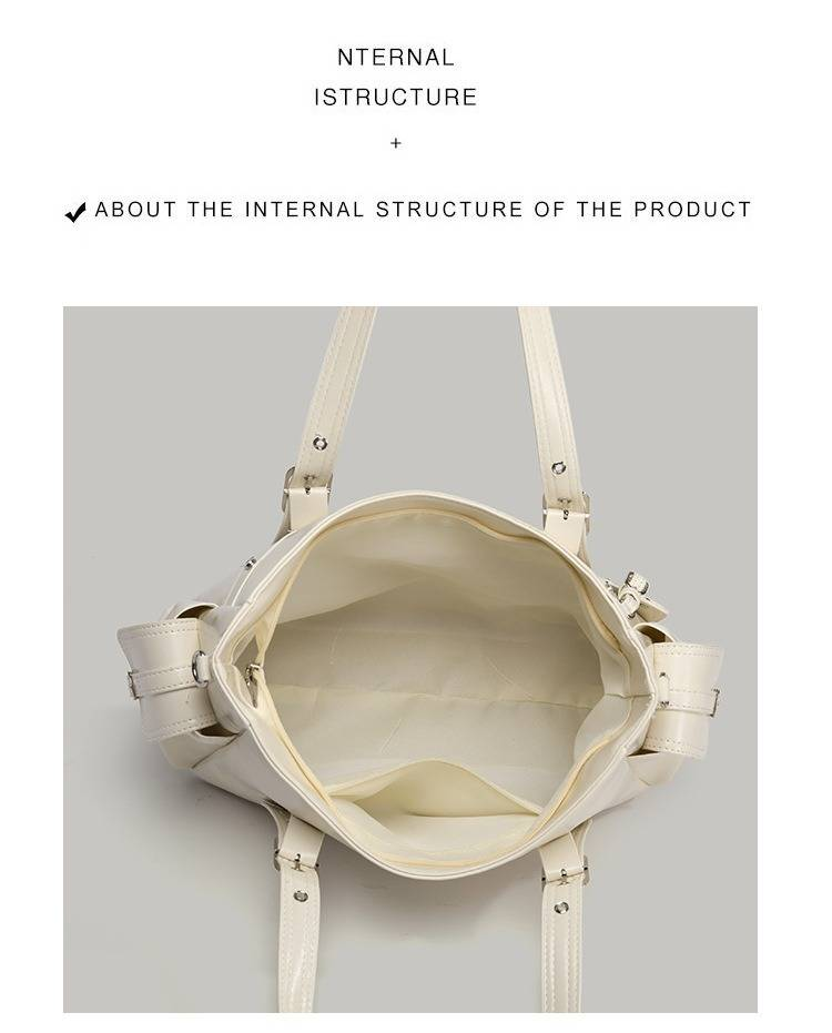 Trendy Retro Crossbody Tote Bag For Women - Stylish Large Capacity Shoulder Bag With Adjustable Strap, Zip Closure & Spacious Interior_voghion.com