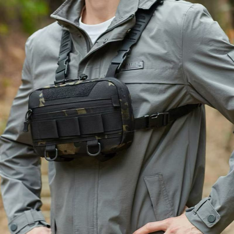 Bolsa tática, bolsa de peito, bolsa frontal, à prova d'água, molle, nylon, mochila de escalada, acampamento, caça ao ar livre, mochila de viagem, colete_voghion.com