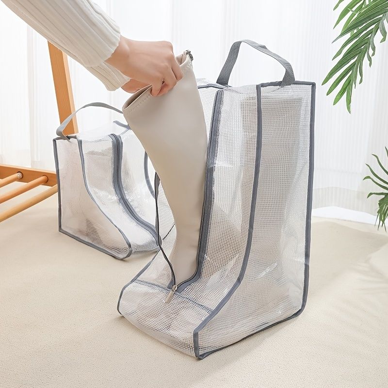 Shoe Dustproof Storage Bag, Boots, Long Boots, Short Boots, Travel Storage Bag, Shoe Protective Cover, With Handheld_voghion.com