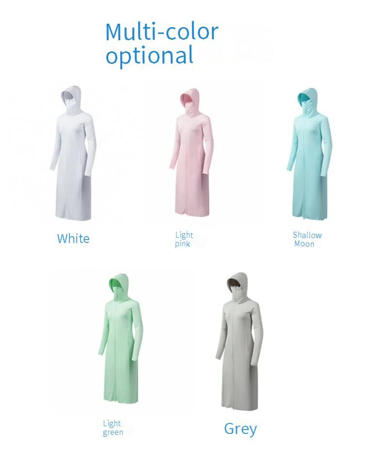 Felpa con cappuccio a maniche lunghe con protezione solare UPF50+ – Giacca traspirante e rinfrescante UV per escursionismo e ciclismo (M-XL) – Protezione solare leggera a copertura totale_voghion.com