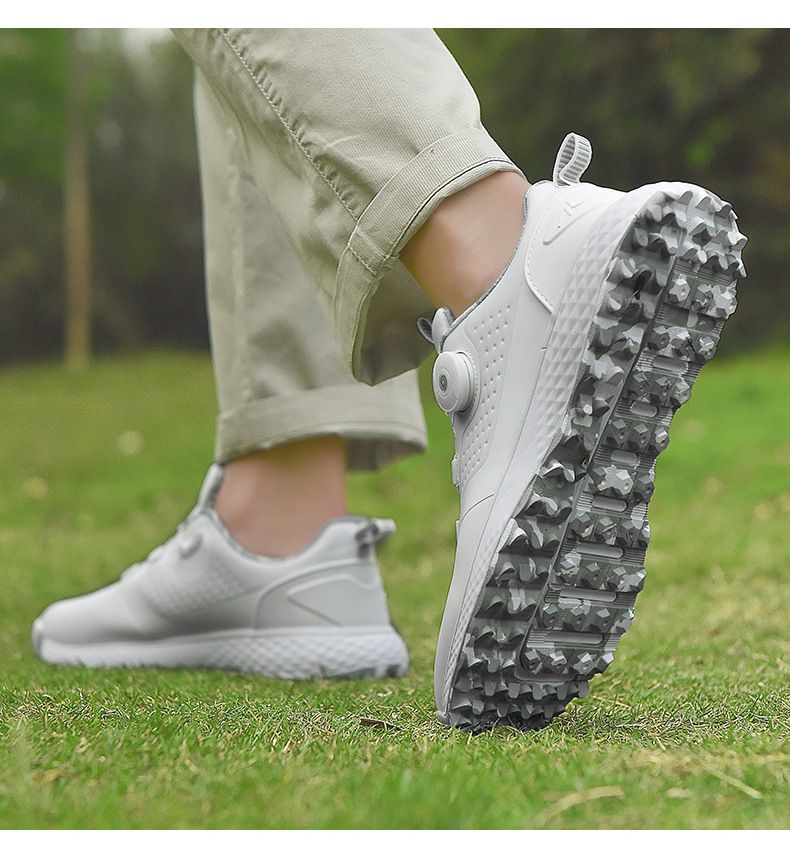 Golf Shoes For Men And Women With Waterproof Rotating Buttons, Couple's Golf Shoes, Casual Sports Shoes_voghion.com