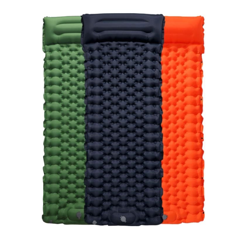 Thickened Outdoor Foldable Portable Tent Nap Ground Moisture-Proof Single Double Egg Nest Inflatable Mat_voghion.com