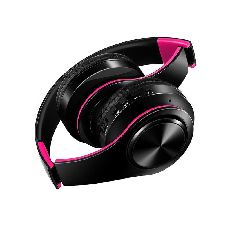 Skládací stereo bezdrátová sluchátka Bluetooth 4.0 Náhlavní soupravy s těžkými basy s mikrofonem_voghion.com