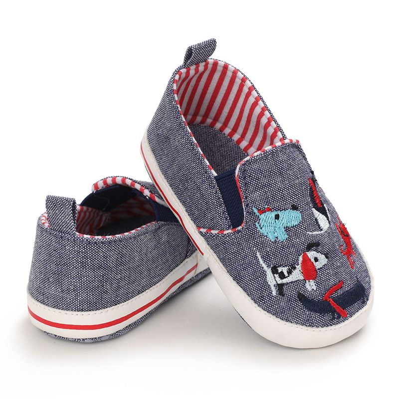 Mother & Kids Spring and autumn 0-1 year old baby cartoon canvas shoes_voghion.com